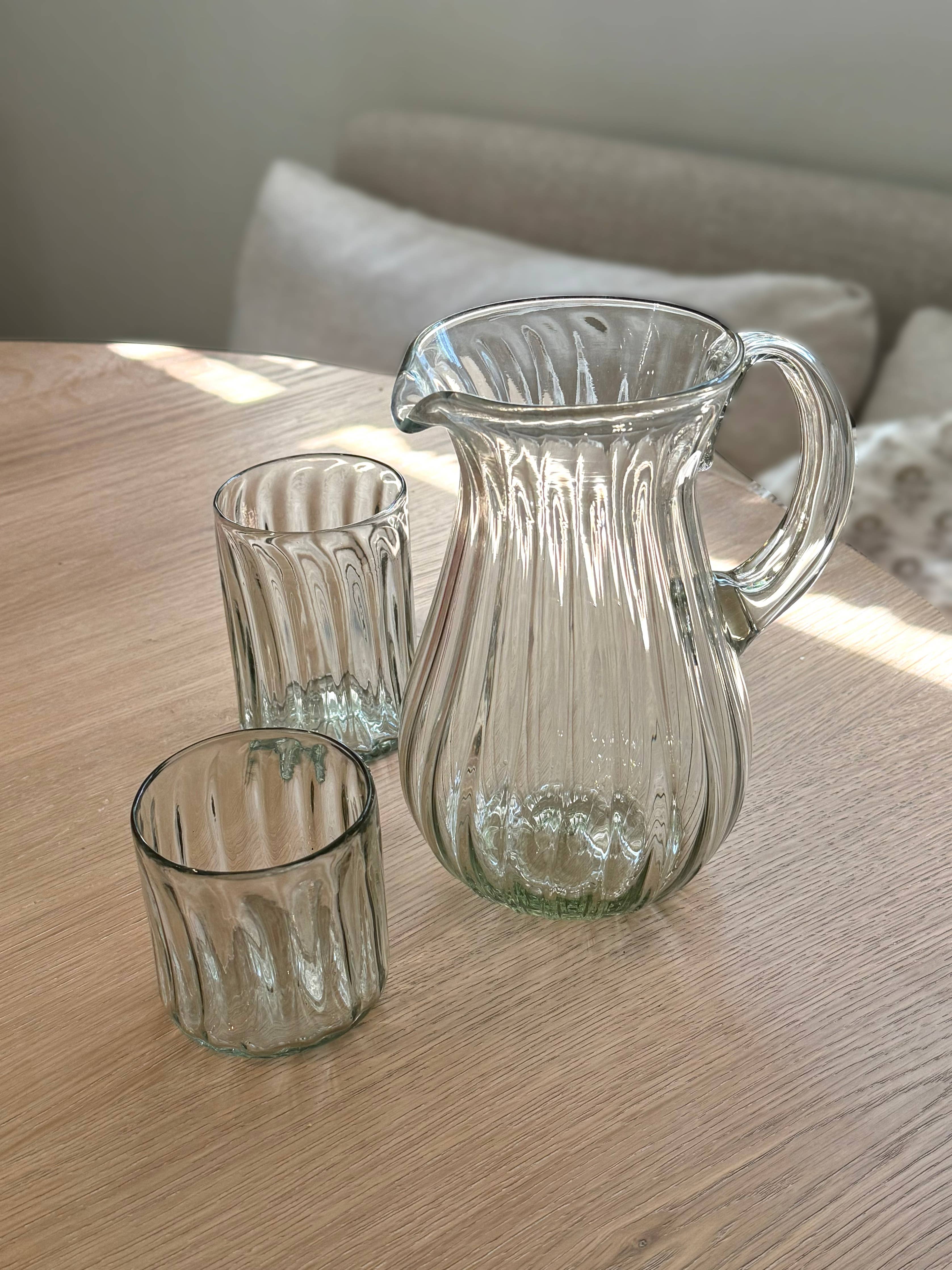 Handblown Fluted Tumbler - Image 12