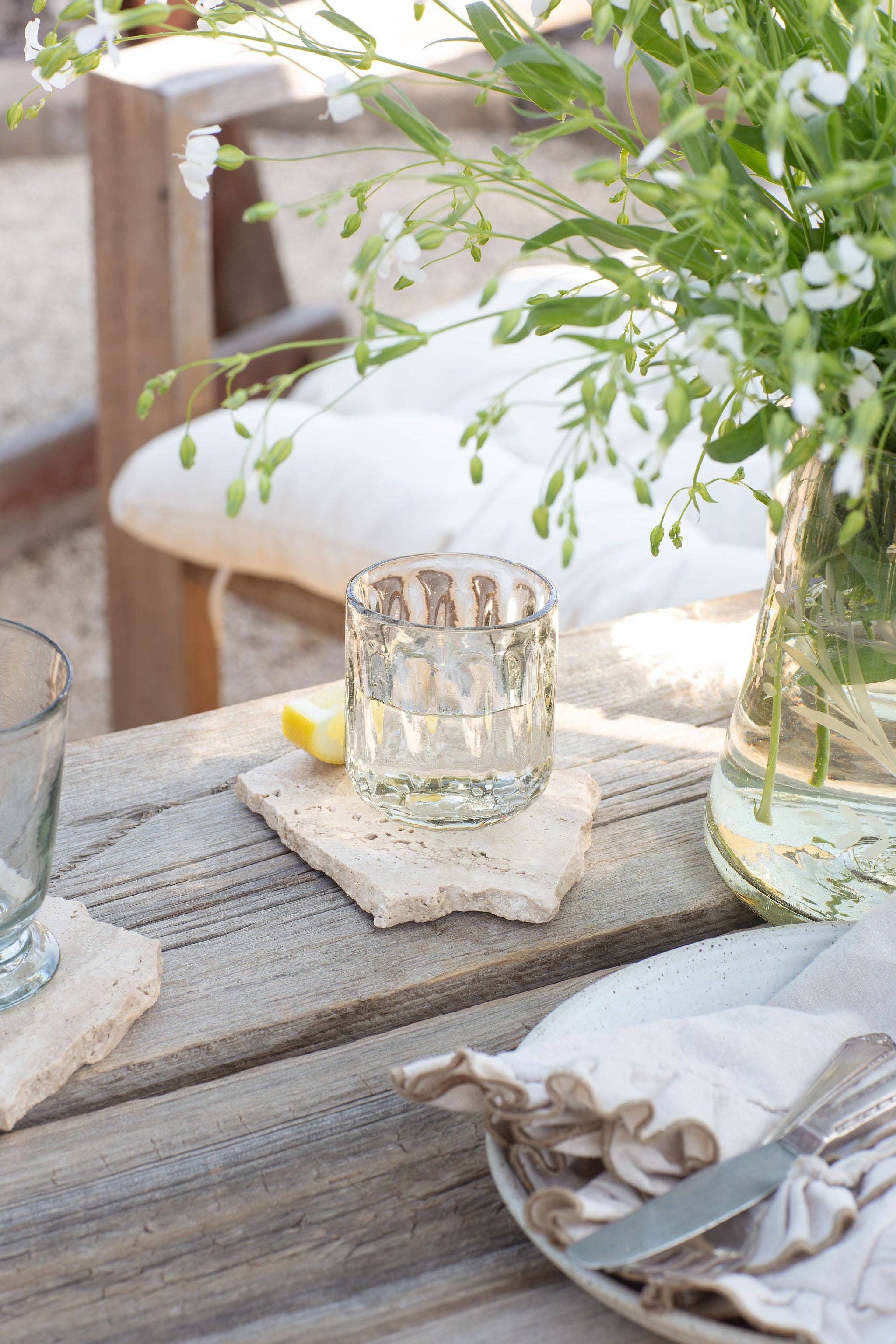 Handblown Fluted Tumbler - Image 2