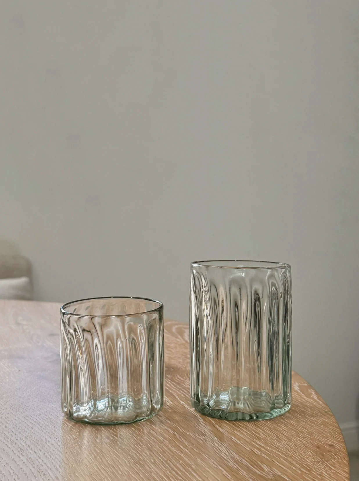 Handblown Fluted Tumbler - Image 3