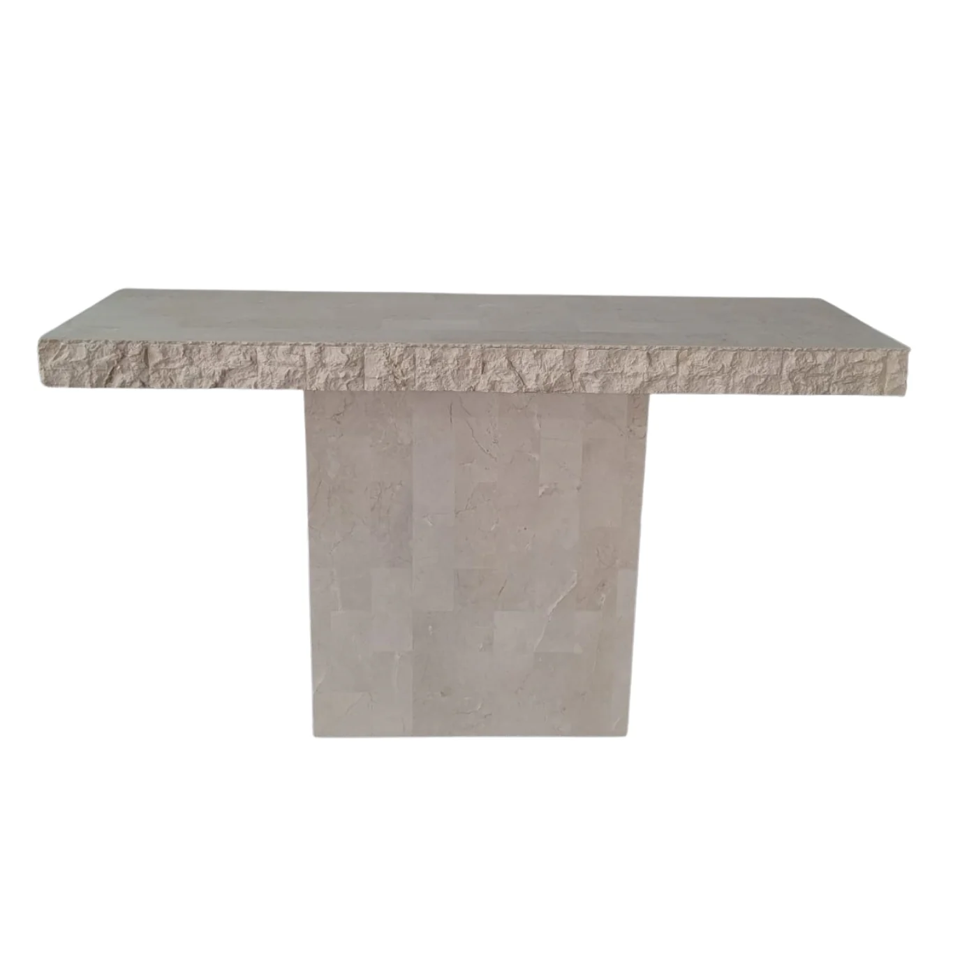 La Via Console Table | Spanish Beige Marble - Image 6