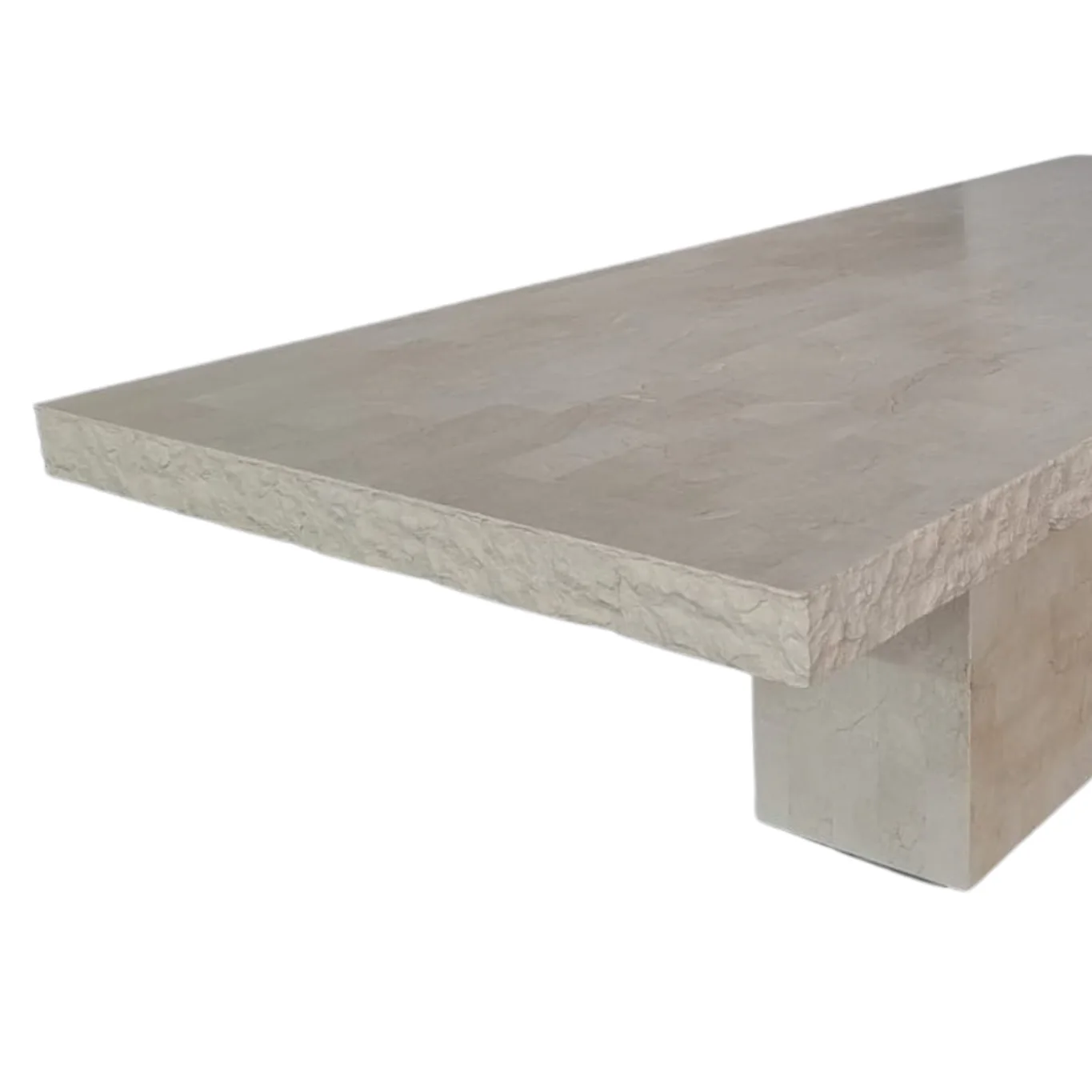 La Via Dining Table | 240cm | Spanish Beige Marble - Image 3
