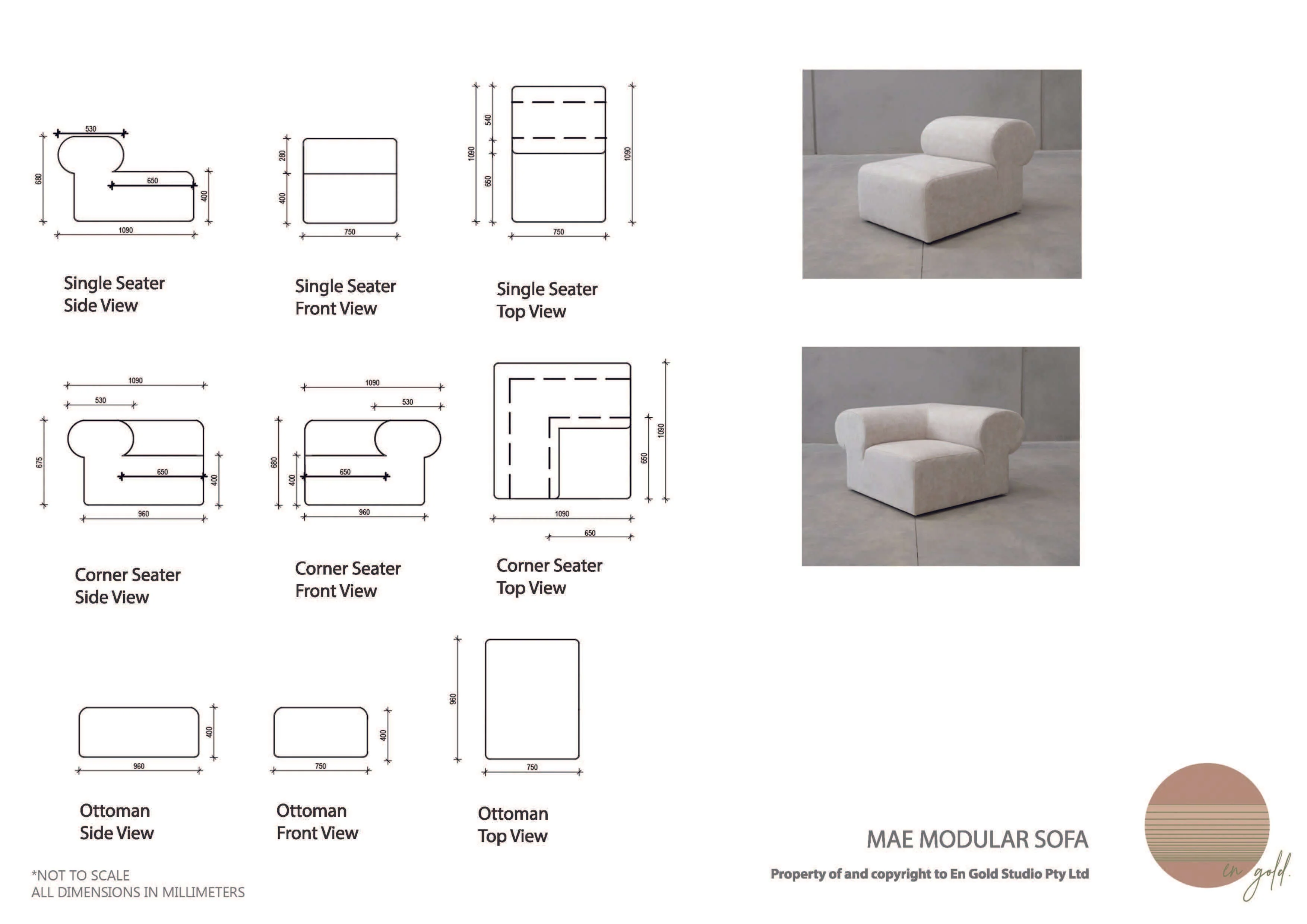 Mae Modular Sofa | Custom - Image 14