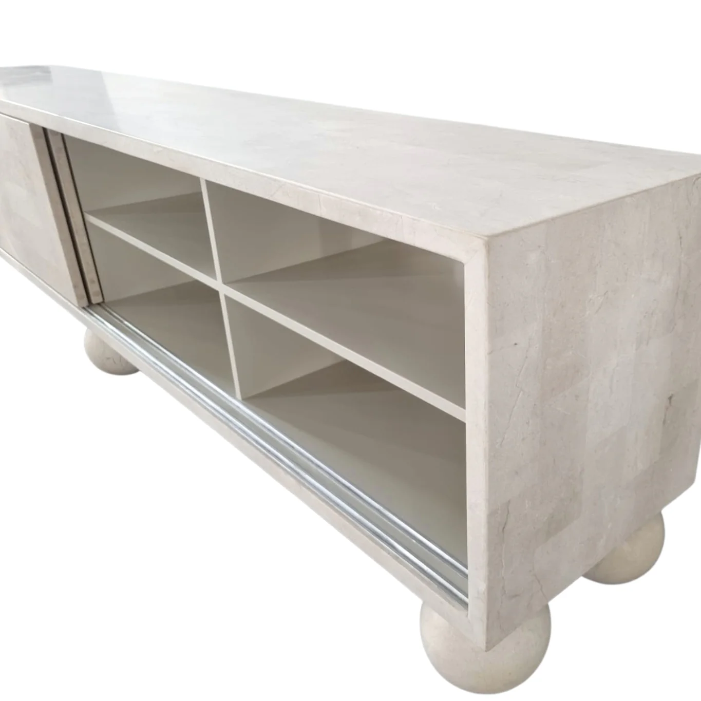Miro Entertainment Unit | Spanish Beige Marble - Image 3