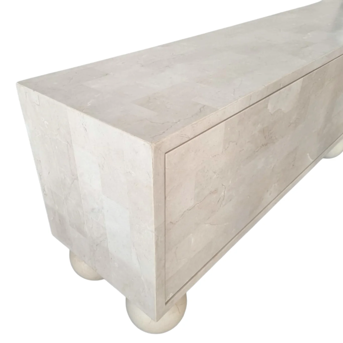 Miro Entertainment Unit | Spanish Beige Marble - Image 4