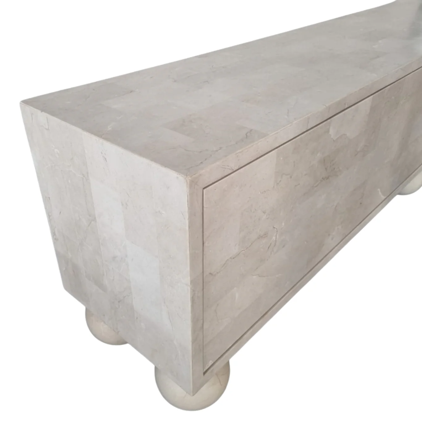 Miro Entertainment Unit | Spanish Beige Marble - Image 7