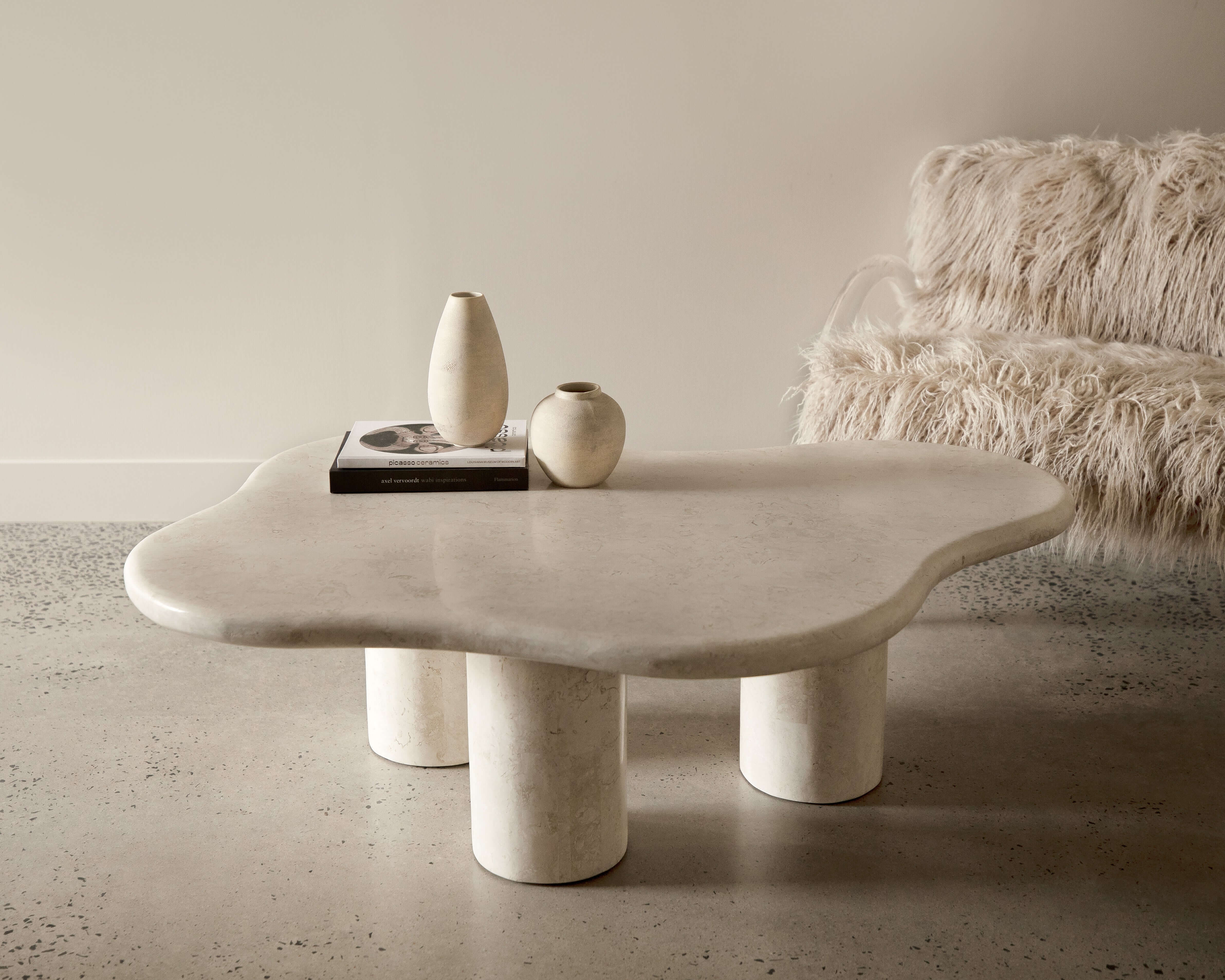 Paradis Coffee Table | Spanish Beige Marble - Image 13