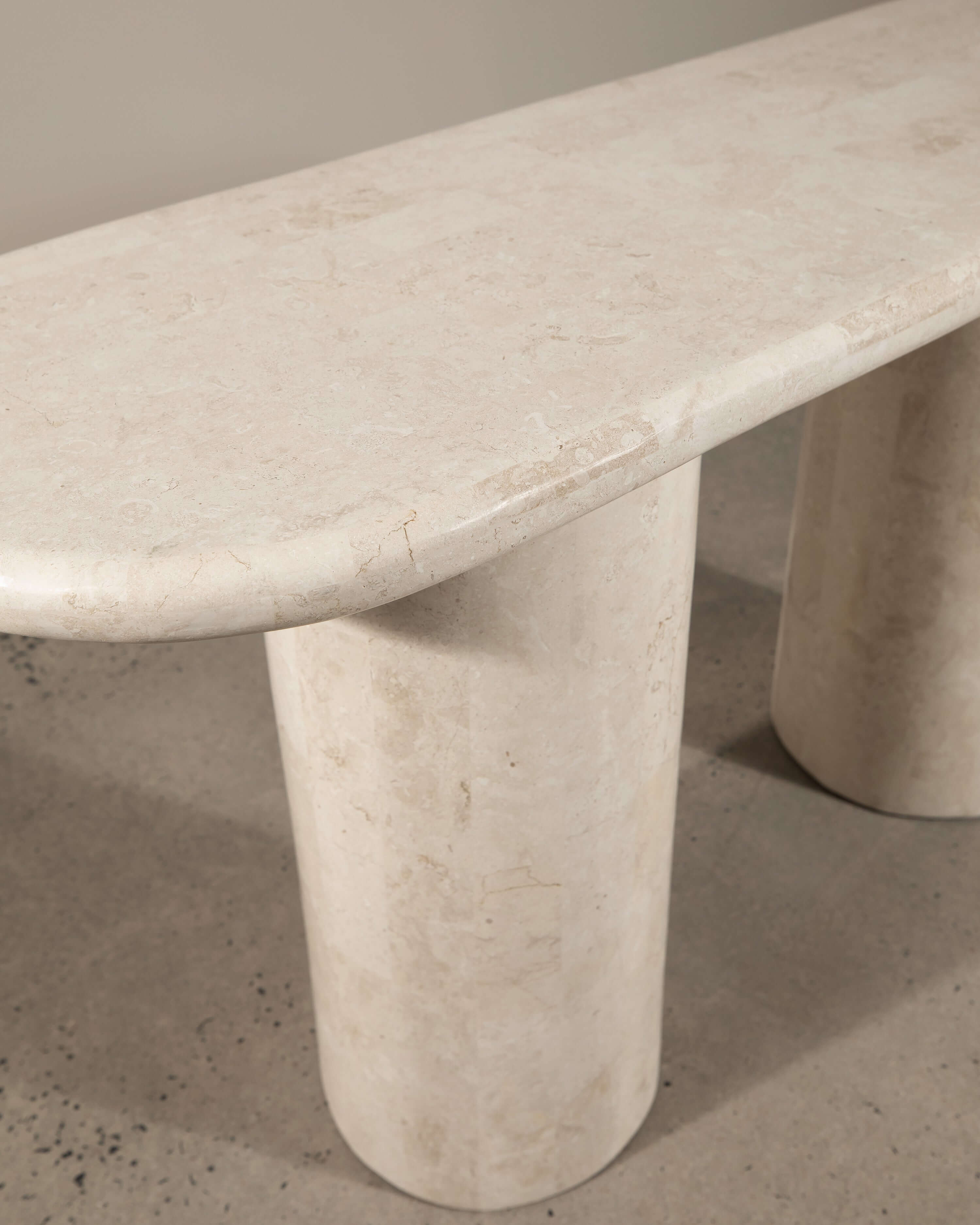Paradis Console Table | Spanish Beige Marble - Image 10