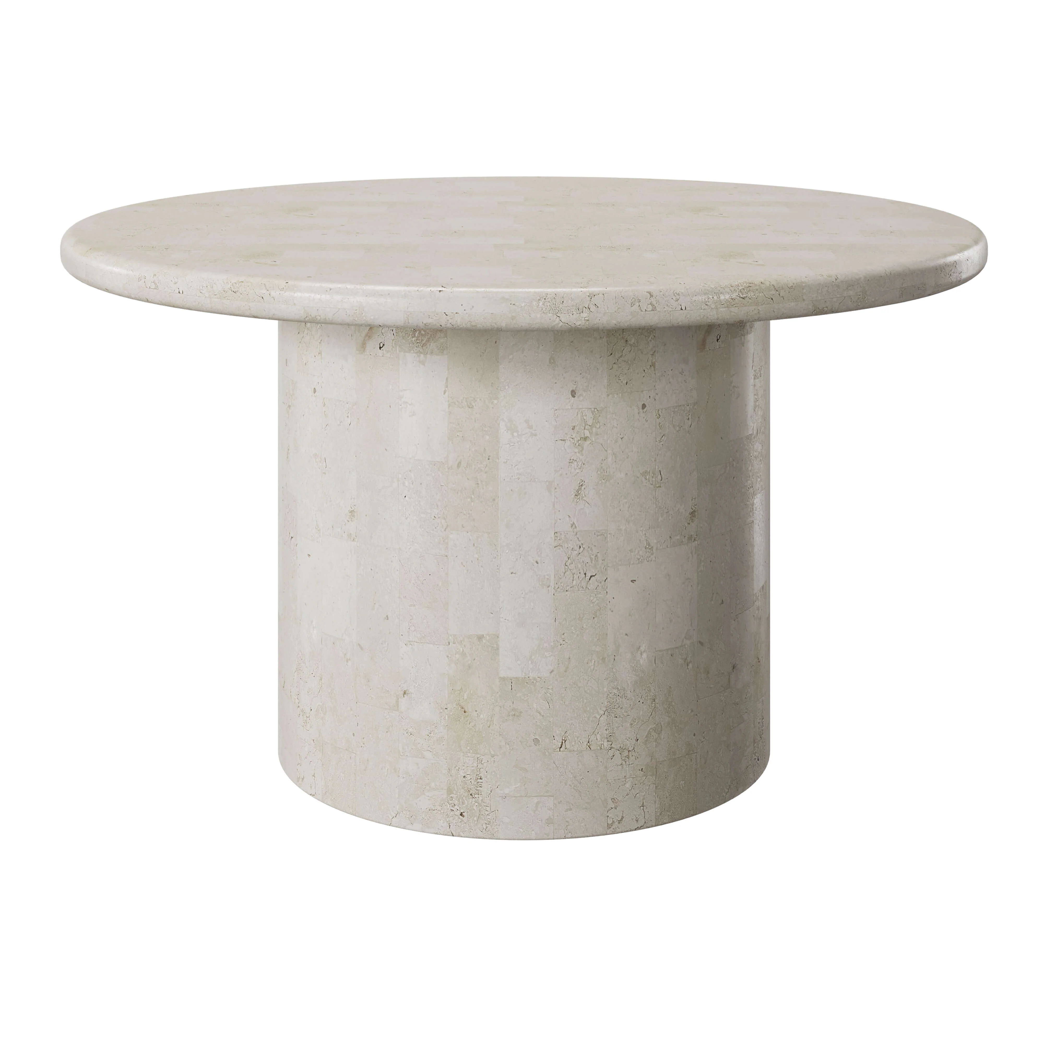 Paradis Round Dining Table | 130cm | Spanish Beige Marble - Image 3