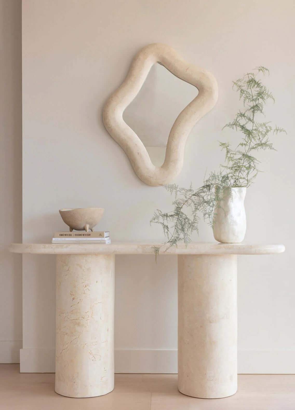 Paradis Mirror | Spanish Beige Marble - Image 3