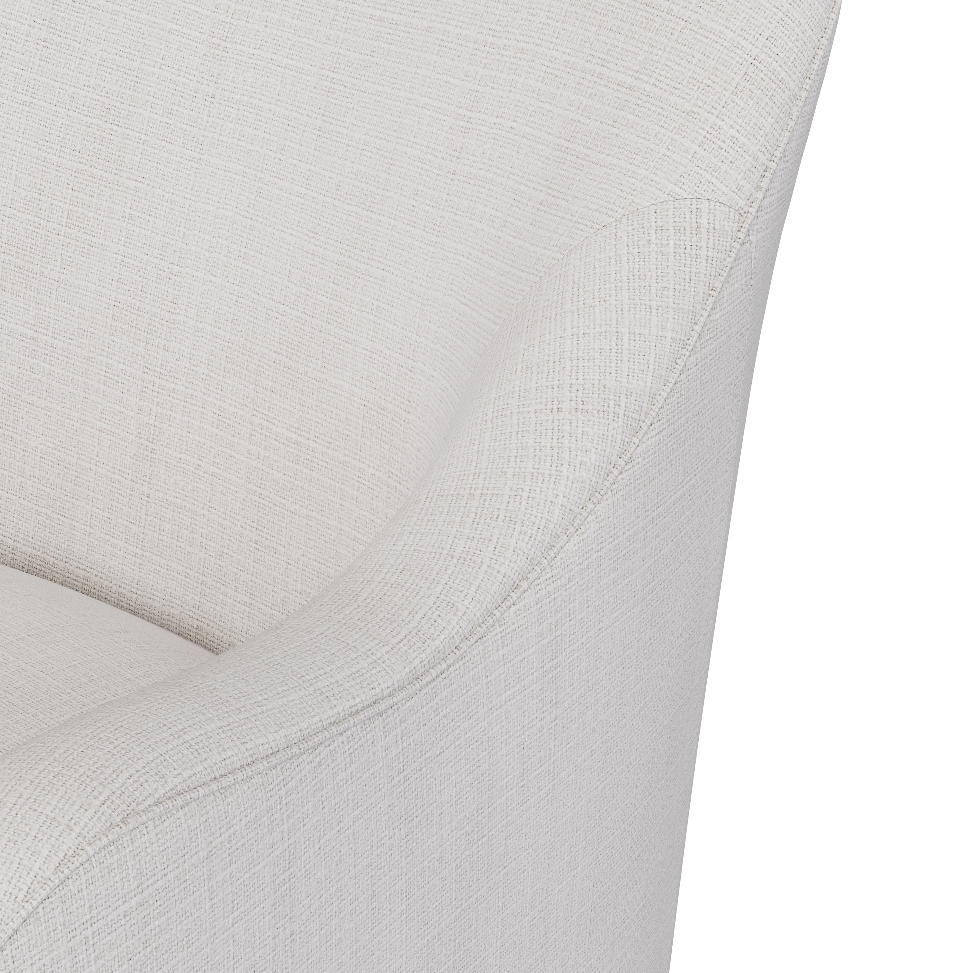 Sable Lounge Chair | Woven Ivory - Image 10