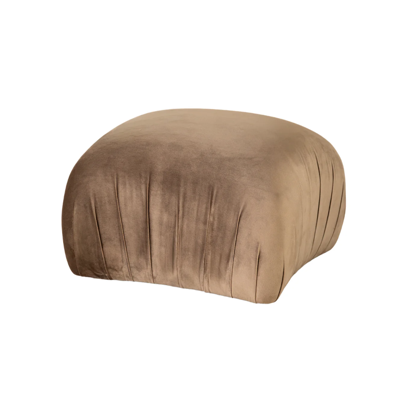 Sable Ottoman | Mushroom Velvet - Image 3