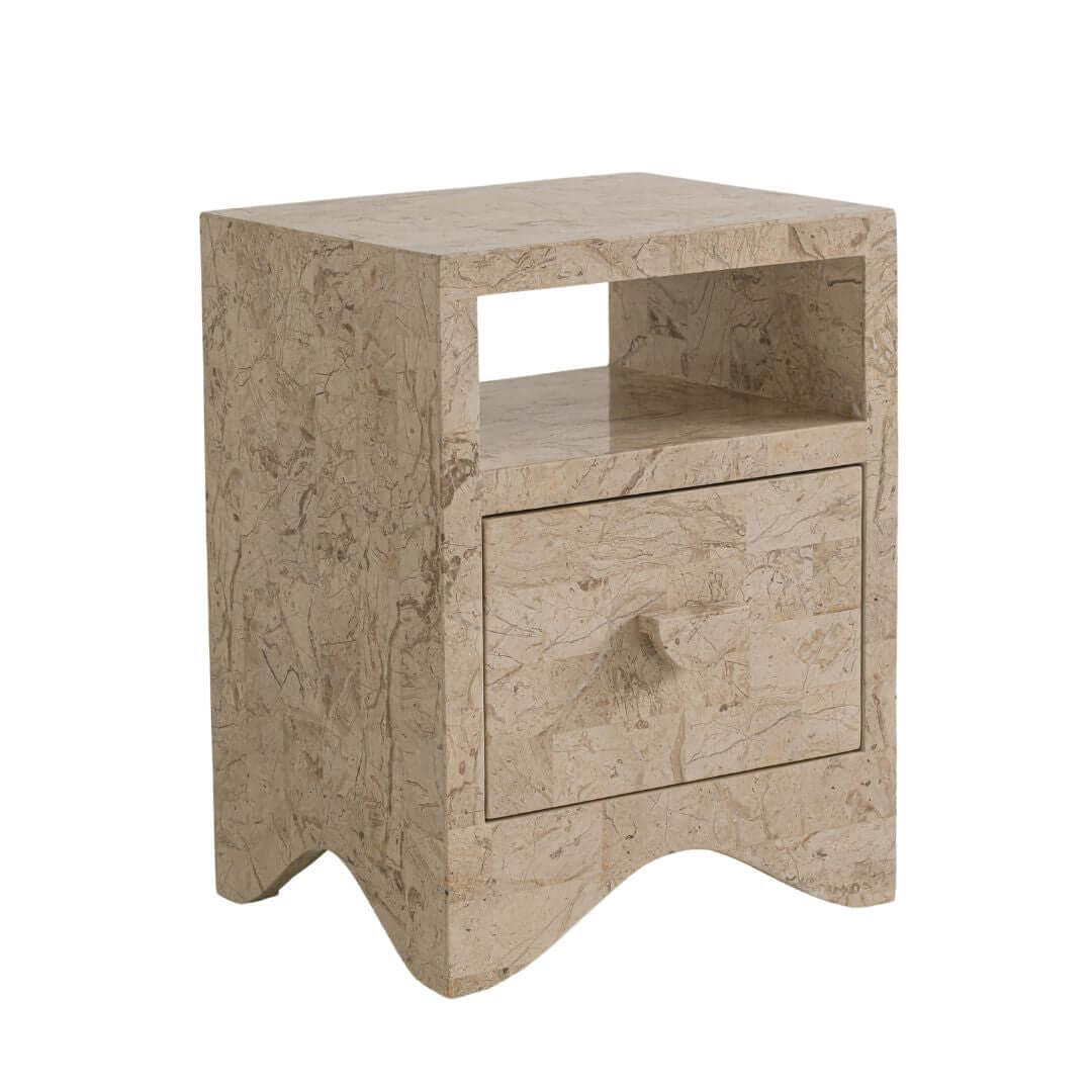 Sable Side Table | Cream Stone - Image 3