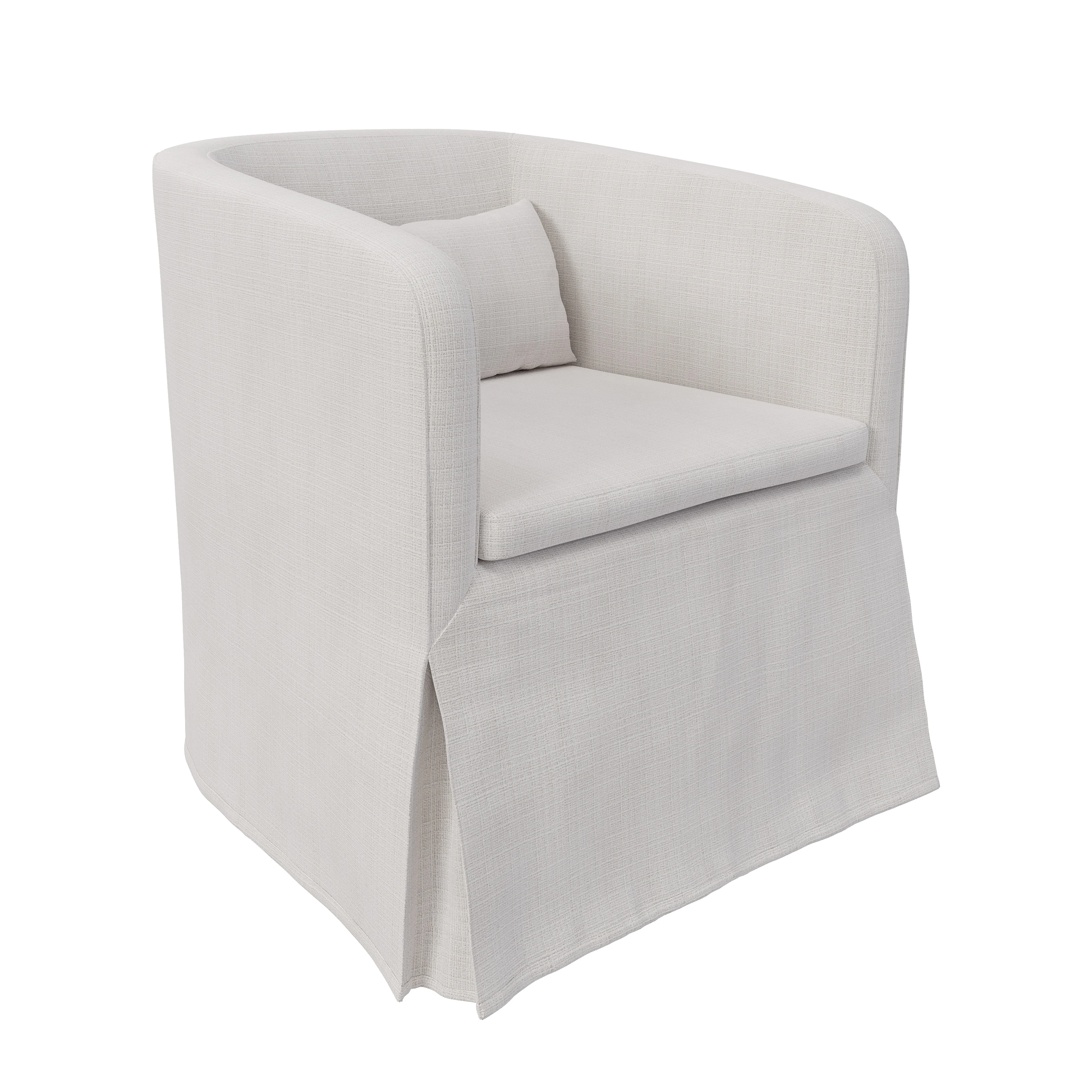 Sable Tub Chair | Woven Ivory - Image 5