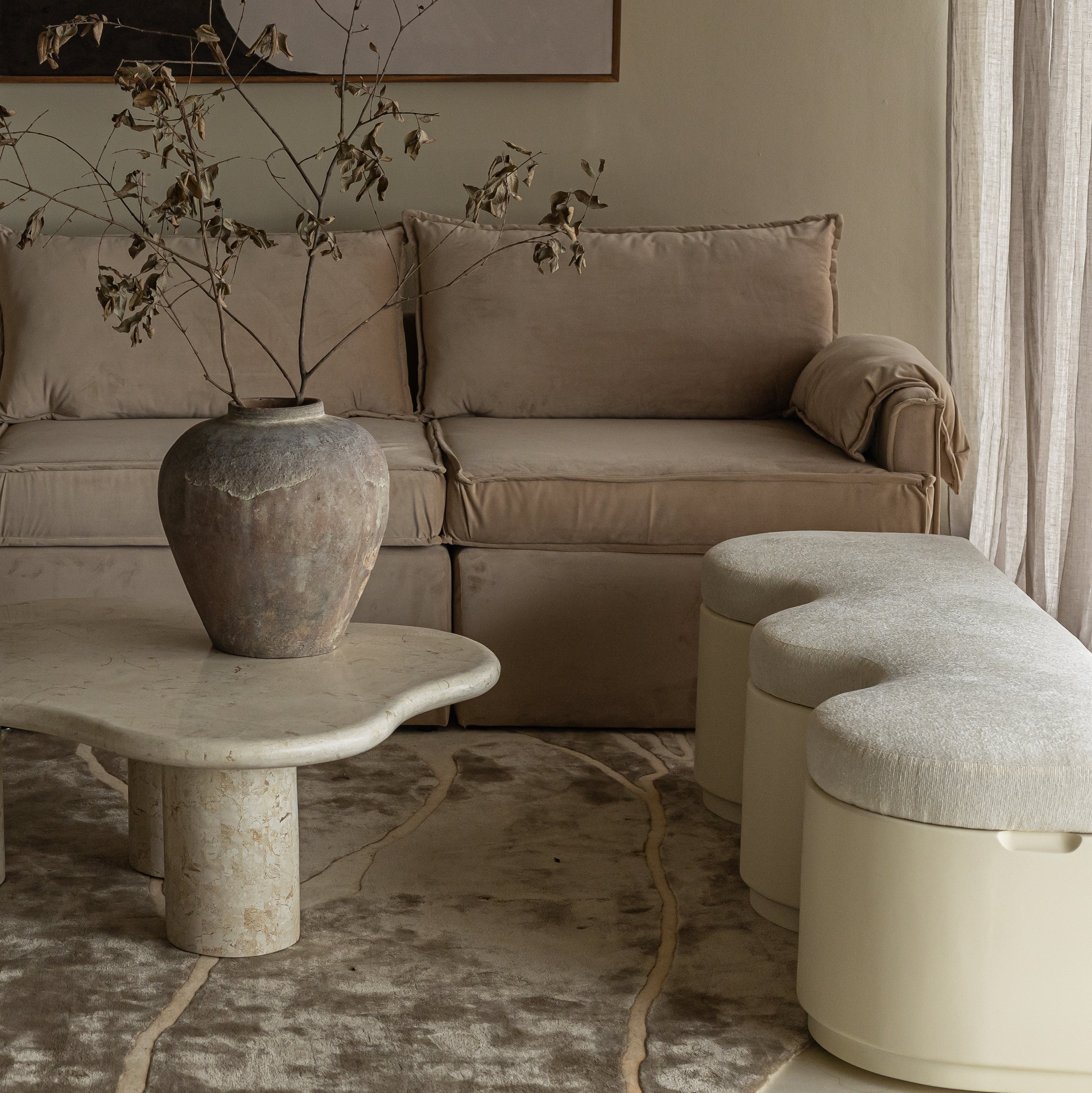 Triana Bench | Cream - Image 11