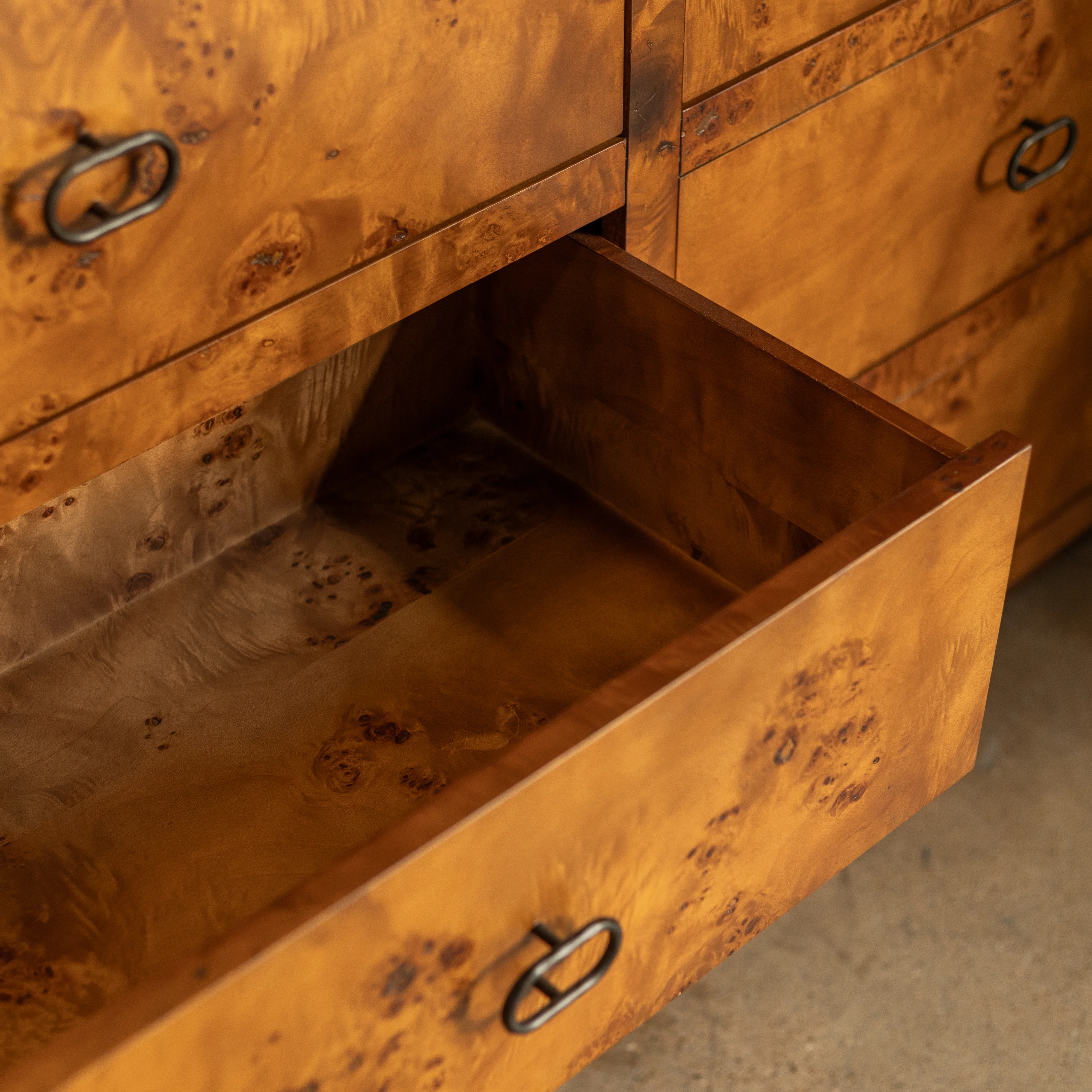 Zephyr Side Table | Cognac Burl - Image 3