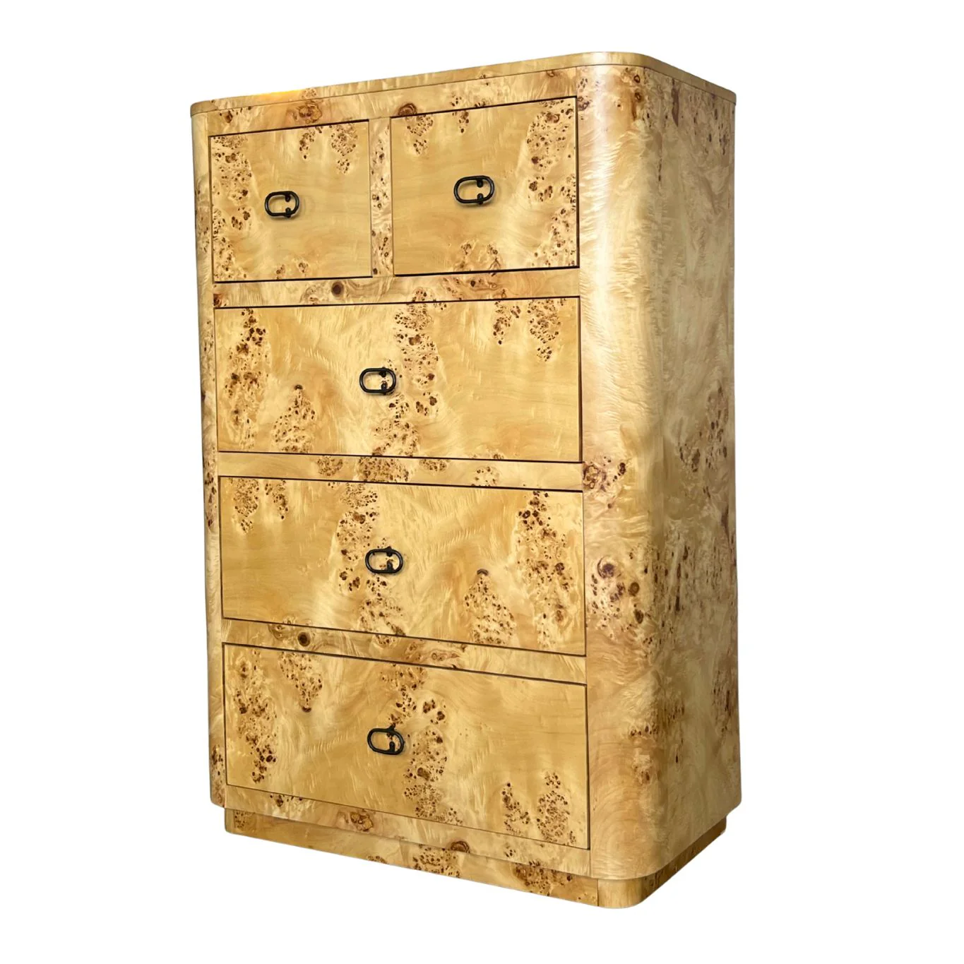 Zephyr Tall Dresser | Honey Burl - Image 5